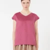 Ramie canvas blouse, cyclaam Ramie canvas blouse, cyclaam