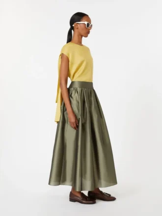 Ramie canvas blouse, felgeel Ramie canvas blouse, felgeel