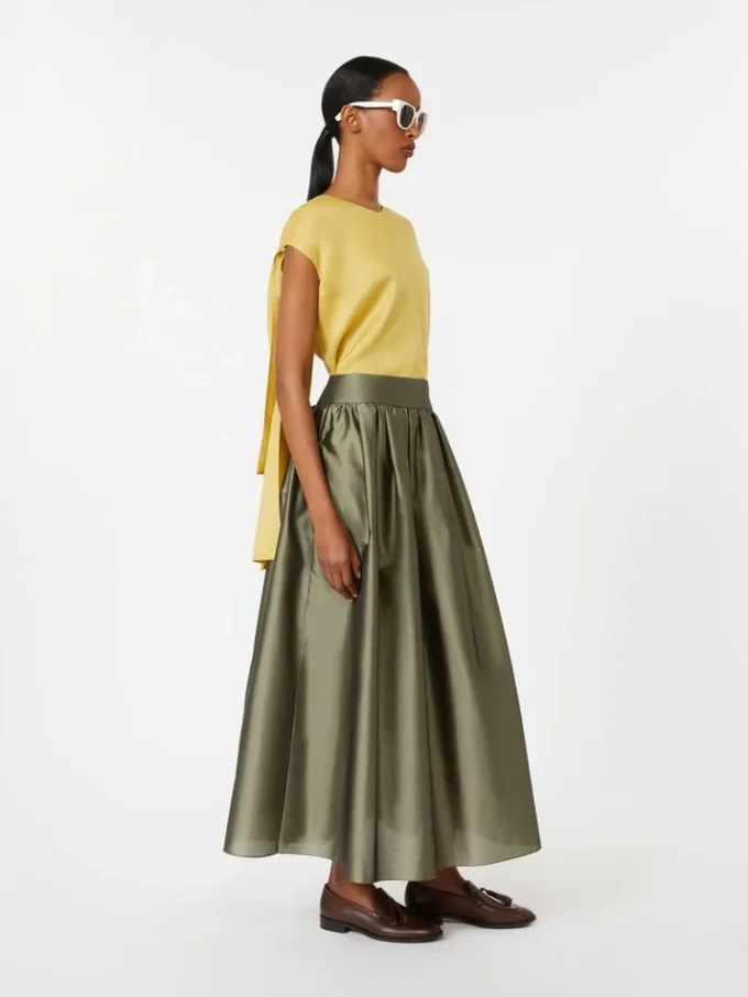Ramie canvas blouse, felgeel Ramie canvas blouse, felgeel
