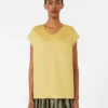 Ramie canvas blouse, felgeel Ramie canvas blouse, felgeel