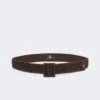 Riem met raffia-effect, donkerbruin Riem met raffia-effect, donkerbruin