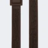 Riem met raffia-effect, donkerbruin Riem met raffia-effect, donkerbruin