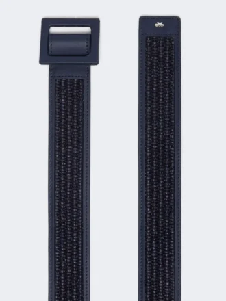 Riem met raffia-effect, ultramarijnblauw
