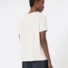 Satijnen T-shirt, naturel Satijnen T-shirt, naturel