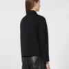 Scuba jersey jasje met boxy pasvorm, zwart Scuba jersey jasje met boxy pasvorm, zwart