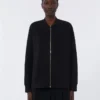 Scuba jersey jasje, zwart Scuba jersey jasje, zwart