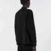 Scuba jersey jasje, zwart Scuba jersey jasje, zwart
