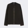 Scuba jersey jasje, zwart Scuba jersey jasje, zwart