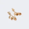 Set met bedeltjes en kristallen, goud