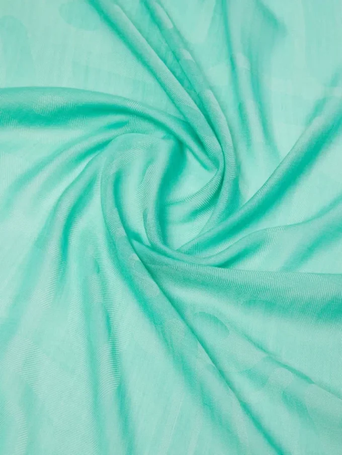 Sjaal van katoen, modal en kasjmier jacquard, pastelgroen Sjaal van katoen, modal en kasjmier jacquard, pastelgroen