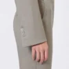 Slim-fit jasje van wol, mohair en zijde, middengrijs