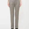 Slim-fit jersey mesh broek, middengrijs Slim-fit jersey mesh broek, middengrijs
