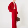 Slim-fit trui van wol en zijde, wit Slim-fit trui van wol en zijde, wit