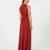 Soepelvallende jumpsuit van envers-satijn, rood Soepelvallende jumpsuit van envers-satijn, rood