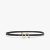 Sportmax-riem met monogram en gesp, zwart Sportmax-riem met monogram en gesp, zwart