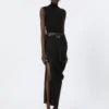 Sportmax-riem met monogram en gesp, zwart Sportmax-riem met monogram en gesp, zwart