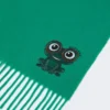 Stola van wol en kasjmier, smaragdgroen