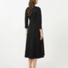 Stretch jersey jurk, zwart Stretch jersey jurk, zwart