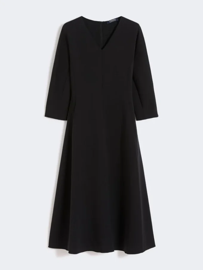 Stretch jersey jurk, zwart Stretch jersey jurk, zwart