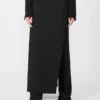 Stretch wollen broek met afneembaar paneel, zwart Stretch wollen broek met afneembaar paneel, zwart