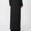 Stretch wollen broek met afneembaar paneel, zwart Stretch wollen broek met afneembaar paneel, zwart