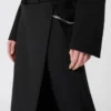 Stretch wollen broek met afneembaar paneel, zwart Stretch wollen broek met afneembaar paneel, zwart