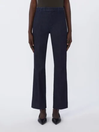 Stretchdenim jeans, middernachtblauw