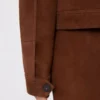 Suède boxy jasje, chocoladebruin Suède boxy jasje, chocoladebruin