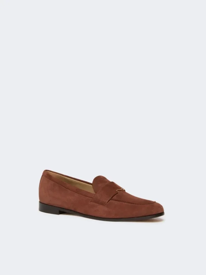 Suède mocassins, bruin Suède mocassins, bruin