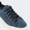 Suède sneakers, ultramarijn