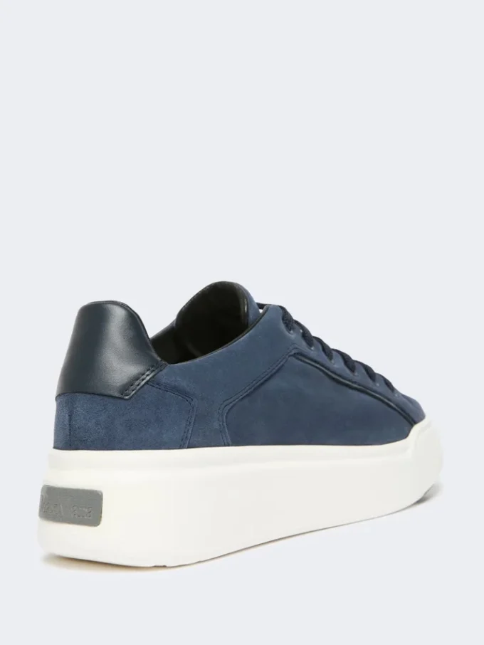 Suède sneakers, ultramarijn