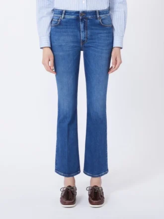Super stretch denim skinny jeans, marineblauw