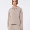 Sweatshirt van kasjmier en wol, beige Sweatshirt van kasjmier en wol, beige
