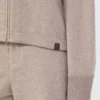 Sweatshirt van kasjmier en wol, beige Sweatshirt van kasjmier en wol, beige