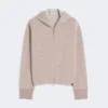Sweatshirt van kasjmier en wol, beige Sweatshirt van kasjmier en wol, beige
