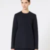 T-shirt met ronde hals van scuba-jersey, ultramarijn T-shirt met ronde hals van scuba-jersey, ultramarijn