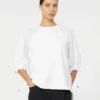 T-shirt van jersey met katoenmix, optisch wit T-shirt van jersey met katoenmix, optisch wit
