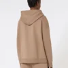 Technisch jersey sweatshirt met rits, camel Technisch jersey sweatshirt met rits, camel
