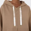 Technisch jersey sweatshirt met rits, camel Technisch jersey sweatshirt met rits, camel