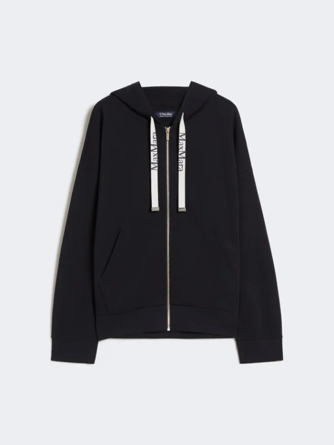 Technisch jersey sweatshirt met rits, ultramarijnblauw Technisch jersey sweatshirt met rits, ultramarijnblauw