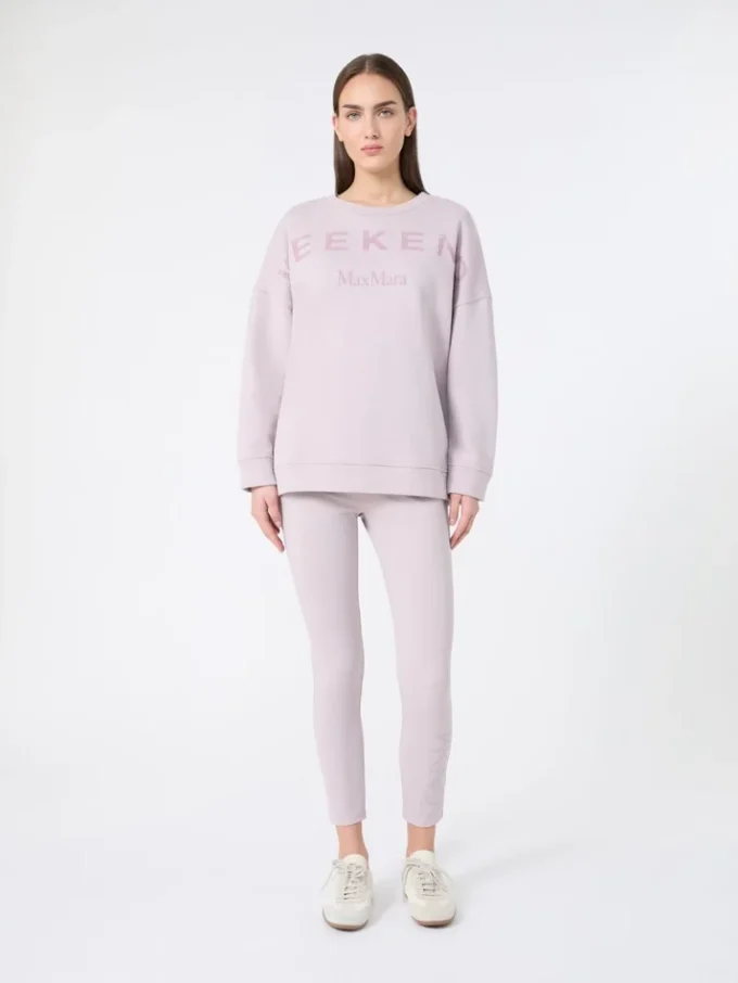 Technische jersey legging, lila Technische jersey legging, lila
