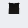 Top van scuba-jersey, zwart Top van scuba-jersey, zwart
