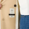Trenchcoat van waterafstotend katoen met regenboogprint, veelkleurig Trenchcoat van waterafstotend katoen met regenboogprint, veelkleurig