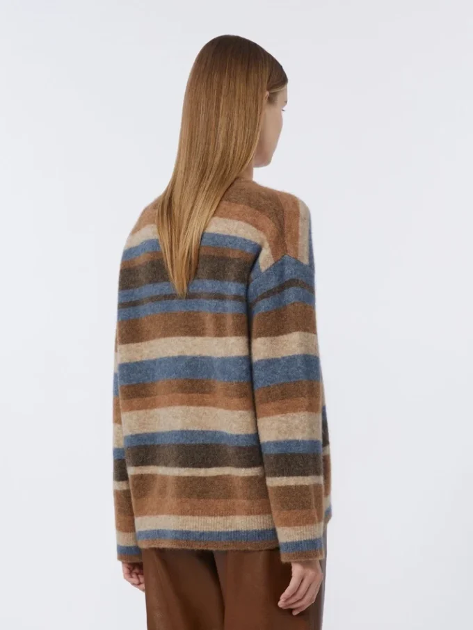Trui van alpaca en wol, beige Trui van alpaca en wol, beige