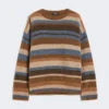 Trui van alpaca en wol, beige Trui van alpaca en wol, beige