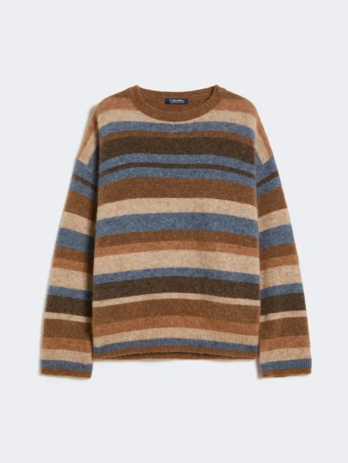 Trui van alpaca en wol, beige Trui van alpaca en wol, beige