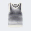 Trui van geribd katoengaren, marineblauw Trui van geribd katoengaren, marineblauw