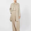 Trui van kasjmiergaren, beige
