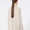 Trui van kasjmiergaren, beige