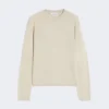 Trui van kasjmiergaren, beige
